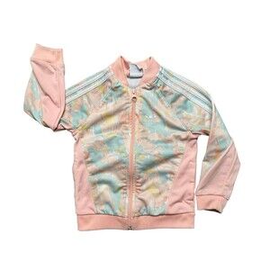 Adidas Primegreen Pastel Track Jacket Pink Green Blue Athletic Athleisure Active